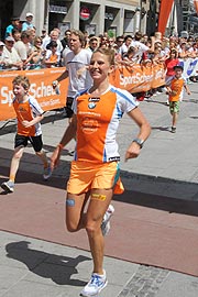 ...und gewann dann auch die 10 km (©Foto: Martin Schmitz)